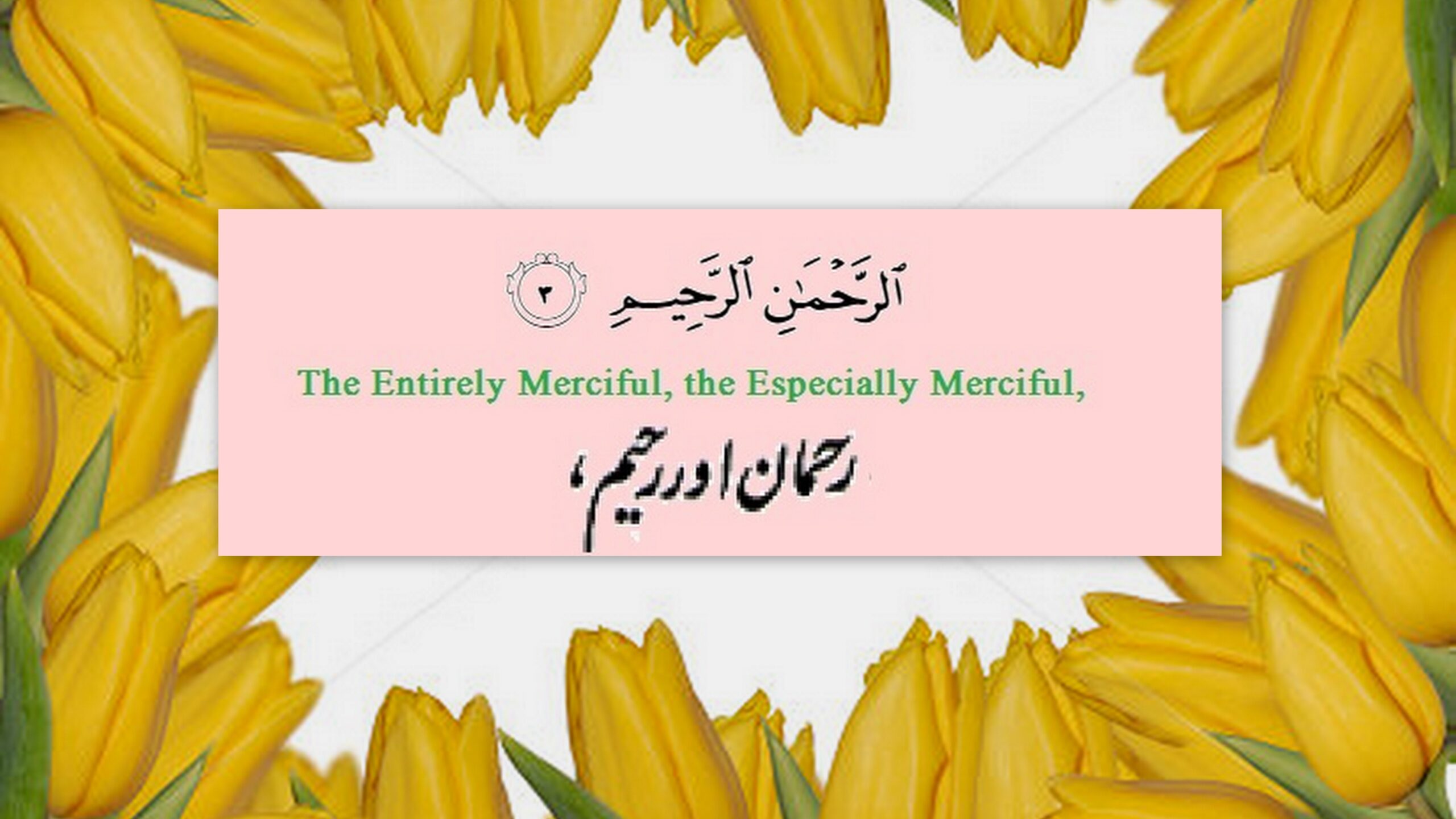 the Most Compassionate, Most Merciful,